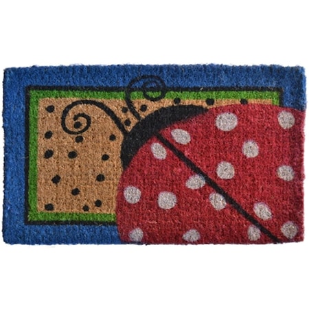 Jensendistributionservices Ladybug Dots Doormat MI2592367